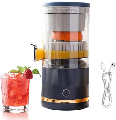 Exprimidor eléctrico de naranja, exprimidor de cítricos, exprimidor de frutas portátil, licuadora de jugo de 7.4 V, exprimidor de cítricos portátil, exprimidor de naranjas y limones, exprimidor