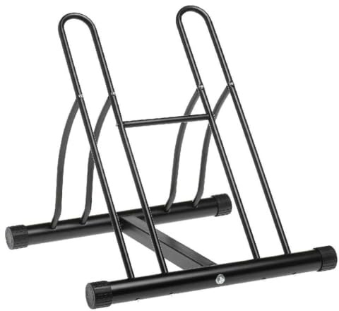 Fahrradständer für 2 Fahrräder, Boden Fahrradhalter, Fahrrad Parkplatz, Stahl, für Reifen bis 29 Zoll - MHBB5012 - INION
