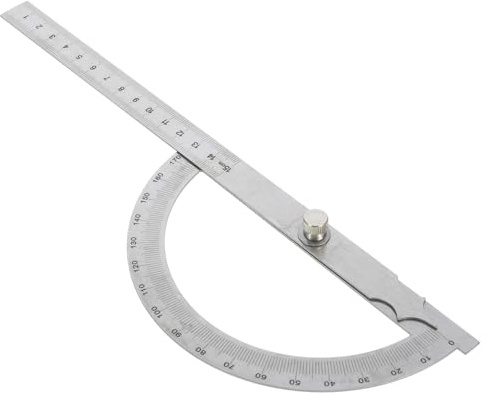 FUNOMOCYA Regla De Ingeniero Maquinista Para Carpintería Transportador De Grados Buscador De Ángulos De Herramienta De Medición De Ángulos Para Trabajos De Carpintería