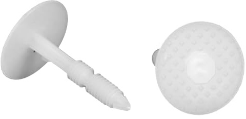 Plaster Plugs Panel Fixings 50-130mm DAMP PROOFING DPC MESH MEMBRANE INSULATION (50, 50mm (L) x 8mm (D))