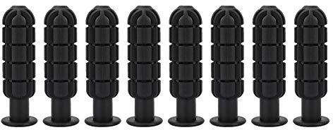 BuyWeek 8 manopole per calcio balilla in plastica antiscivolo per biliardino da 12,7 mm