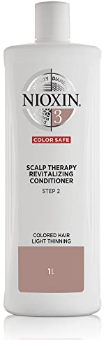 NIOXIN System 3 Scalp Therapy Conditioner (1 L) – revitalisierende Haarspülung für coloriertes, dezent dünner werdendes Haar – gegen Haarausfall durch Haarbruch und für mehr Widerstandskraft
