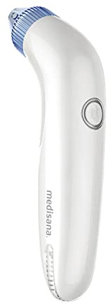 medisana PR A60 Mitesserentferner, Porenreiniger mit 4 Aufsätzen, Gesichtsreinigung, Vakuumsauger mit 3 Saugstärken, Tiefenreinigung für das Gesicht, Ideal für empfindliche Haut, USB Anschluss