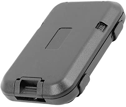 Fancyes Kreditkartenetui, Mini-RFID-blockierender Kreditkartenschutz, Aluminium-Visitenkartenetui, Metall-Ausweis-Organizer, Aufbewahrungstasche für Damen und Herren, Geschenk, Grau