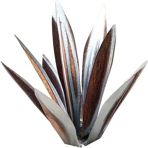 Durratou Rustikale Skulptur Rustikale Handbemalte Metall Agave Garten Kunst Dekoration 65CM 1 STÜCKE