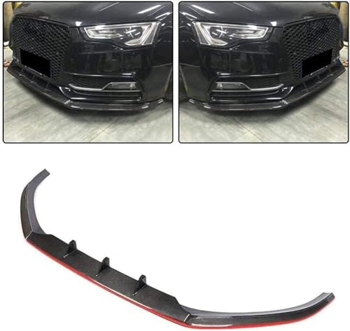 Frontal Alerón Spoiler Labio para Audi A5 Sline S5 2D 4D 2012-2016,Parachoques Delantero Labio Divisor Difusor Kit Carrocería