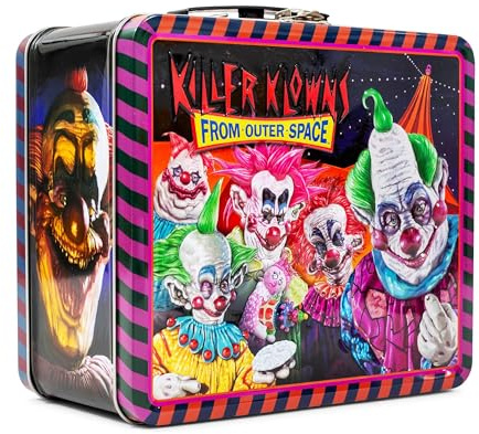 Toynk Killer Klowns From Outer Space Retro Metal Lunchbox Exclusive