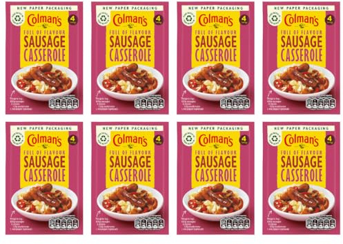 Traditional Colmans recipe packet mixes (8x39g Sausage Casserole)