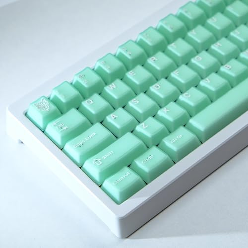 114 Keys PBT Doubleshot Keycaps Cherry Profile Green Translucent Keycaps Set Fit for 60% 65% 75% Cherry Mx Switches Mechanical Keyboard | Fit for 60% 65% 75% Cherry Mx Switches Mechanical Keyboards