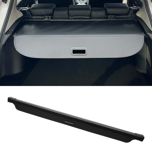 Motoforti Cubierta De Carga Retráctil Para Ford Escape 3.0L 2008-2012 1Pc | Material: Aleación De Aluminio Y Lona, Color: Fibra De Carbono Negra, Tamaño: 139Cm/125.5Cm, Pantalla De Privacidad