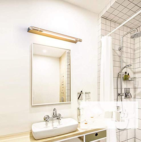 SSNCcNC Gold,53CM, LED Spiegellampe Modern Einfach Make Up Licht Badezimmer Spiegelleuchte Nordischer Stil Badlampe Kein Flimmern Wandleuchte Spiegelschrank Weißes Licht 6000K