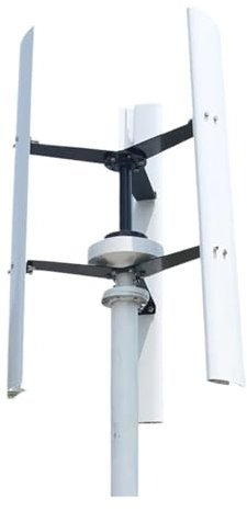 Generador Eólico, Turbina aerogeneradora de poco ruido de 1kW for granja doméstica, molino de viento Vertical de 1000W, turbinas eólicas de arranque de baja velocidad del viento(24V_1000W)