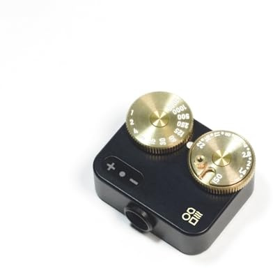 DOOMO MADE Meter D Brass Version, Shoe Mounted Light Meter for Vintage Cameras (Brass-Black)