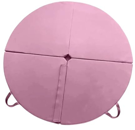 Colchoneta de Seguridad para Pole Dance Colchoneta de choque for pole dance, cojín plegable portátil for pilates y gimnasia(Pink)