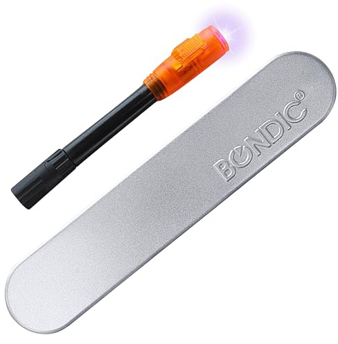 Bondic LED UV Glue Kit, Super Glue, Liquid Plastic Welder, Cures Quickly, Adhesive Repair for Home, Garage, Outdoors (LED Light & Liquid Cartridge in a Tin Case)