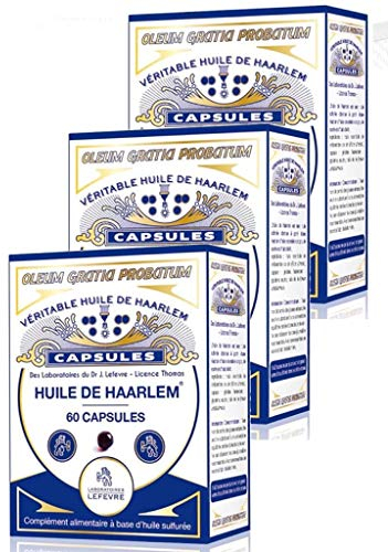 Véritable Huile de Haarlem, lot de 3 x 60 capsules originales (3)