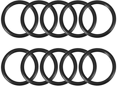 sourcing map 10 Stück O Ring Dichtungsringe 30 mm x 38 mm x 4 mm Metrische Nitrilkautschuk Durchflussring Gummi Ersatzdichtung für Sahnespender Pumpe Schnellkupplung Umfülladapter