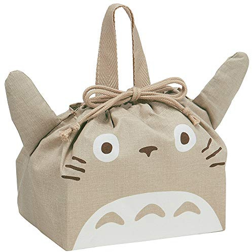 SKATER KB7D-A Bento-Tasche für Kinder mit Kordelzug und Laserschnitt Mein Nachbar Totoro von Studio Ghibli