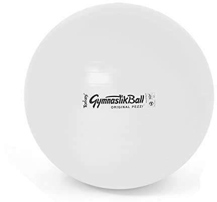 PEZZI Gymnastikball Standard Sitzball Ø 75 cm | Sitzball aus robustem PVC, belastbar bis 400 kg, für Therapie, Sport und Büro