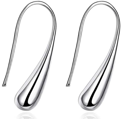 EUJEBEDA 925 Silber Tränen Ohrringe - Wassertropfen Regentropfen Design für Frauen für Mutter/Frau/Freundin