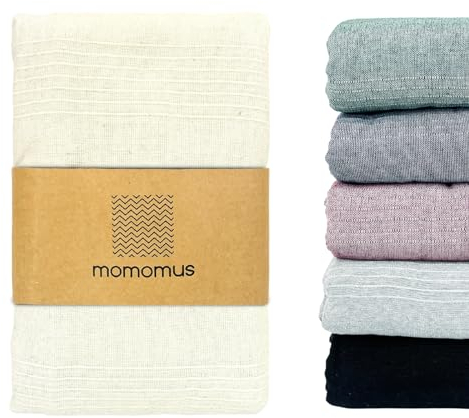 MOMOMUS Dünne Tagesdecke, Bettüberwurf Vielseitiger oder Dünne Überwurf für Bett - Leichte, Praktisch, Komfortabel - Ideal als Überwurfdecke für Sofa, Sessel und Bett - Roh, 230x260 cm