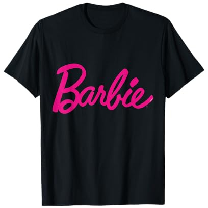 Felpa Barbie Donna Logo Barbie Ufficiale Maglietta