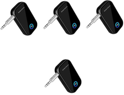 OSALADI 4stücke Audio-Adapter Empfänger Drahtloser Audio-Receiver Für Auto Und Zuhause Übertragungsreichweite Niedriger Stromverbrauch Hohe Signalstabilität Universelle