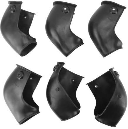 PerGar 6-teiliges Billardtisch-Einlagen-Set, Billardtisch-Ecktaschen-Einlagen-Set, Kunststoff-Billardtisch-Stoßstangen, Billardtisch-Ersatzteile, für die Meisten Billardtische
