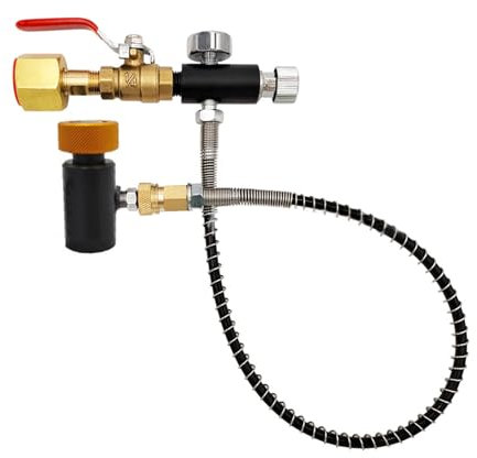 Sodas CO2 Refill Adapter Sodas Maker Co2 Cylinder Refill Station for Filling Sodas Co2 Bottle for M11x1 Valves Nitrous Tanks
