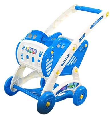 TTETTZ Carrito Infantil para Jugar a Comprar, Juguetes pequeños Divertidos, Regalos Ideales para niños y 6 años, Azul