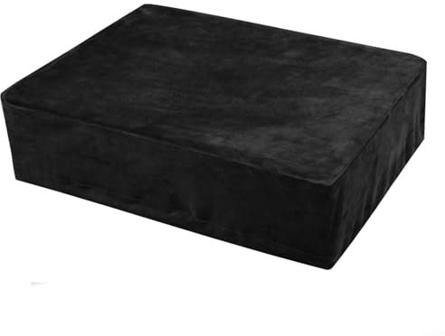 EXTRWORY Spandex Waterproof Dust Cover, for AT-LP120XUSB Turntable Record Player Protective Case Scratch-Resistant (Black)