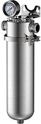 Impianto ad osmosi inversa, Prefiltro In Acciaio Inossidabile 304 Depuratore D'acqua For Rubinetto Domestico Commerciale For Tutta La Casa(4 points pipe)