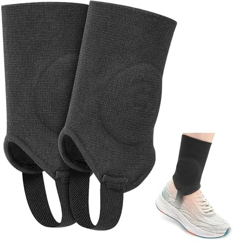 XoeLLe Schienbeinschoner Kinder Fussball Stretchband Knöchelbandage Doppellagige Konstruktion Fußball Schienbeinschoner Atmungsaktiv Geeignet Jugendliche Erwachsene Fußball Basketball(M)