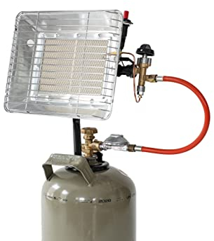 ROTHENBERGER Industrial Gasheizstrahler mit Piezozündung - Frankreich Version, Grau, 035985F