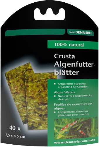 Dennerle Nano Algenfutterblätter - Nahrungsergänzung für Garnelen