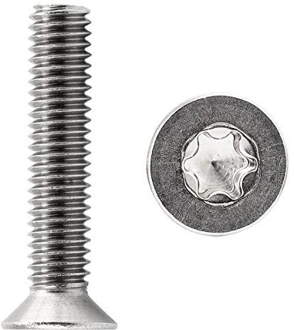 FASTON® Senkkopfschrauben M2x4 mit InnensechsrundTX DIN 965 Edelstahl A2 V2A (10 Stück) Kreuzschlitzschraube Senkkopf Schrauben Gewindeschrauben Vollgewinde (ISO 7046)