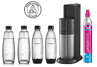 Sodastream máquina de refrescos de agua + 2 botellas + 1 cilindro + 2 garrafas duoncb