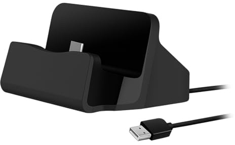 P59CS USB 3.1 typ C dockningsstation med 1 m kabel – snabb laddare och laddningsstation för mobiltelefon, USB-C dockningsstation