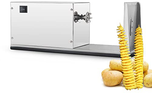 Affettatrice elettrica a spirale – 50 W – Affettatrice patate twister per frutta – Frites Cutter