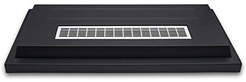 ZooPaul Terrarium Abdeckung schwarz 80x35 100x40 ohne Beleuchtung Deckel Haube 80x35 Gitter Silber, ohne Beleuchtung