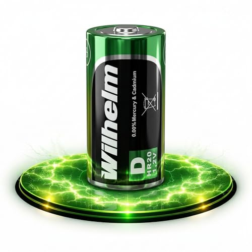 Wilhelm Mono D Akku Universal NiMH 9000 mAh 1,2 V HR20 MN1300 – 1 Stück