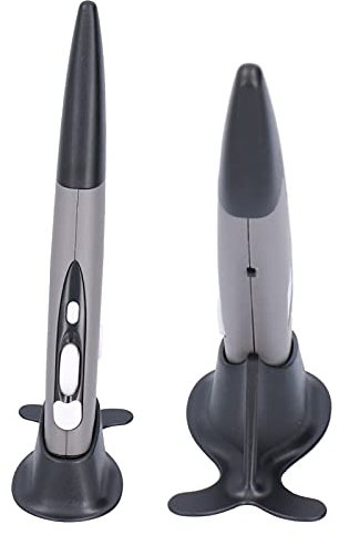 Wireless 2.4G Mouse Pen, 3 DPI Sensitivity PC Laptop Stylus, for Left Handed Users, for Windows for Android for (Black Gray)