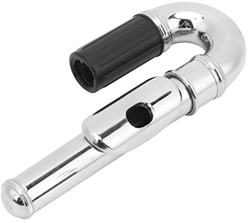 Flötenmundstück, Versilbertes Flötenbogen-Geraderohr, Dual-Purpose-Mundstück, Ersatz Für Holzblasinstrumente, Zubehör Für Kinder-Spezialflöte