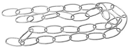 HOMSFOU Kronleuchter Kette hängelichterketten lampenkette chain of iron praktische Kronleuchterkette leichte hängende Kette Eisenkette Beleuchtung Aktivitätsschnalle Zubehör Gliederkette