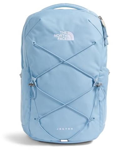 The North Face Women's Jester Everyday Laptop Backpack - Commuter Travel Bag, Laptop Sleeve, Water-Repellent, Steel Blue, One Size
