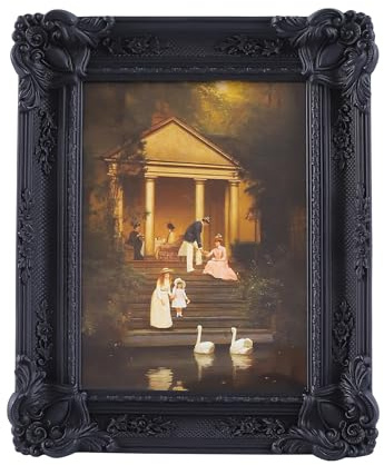 VINLIFE Vintage Picture Frames 5x7 Black Gothic Picture Frames for Tabletop and Wall Mount Antique Ornate Gallery Wall Decor Vintage Home Decor