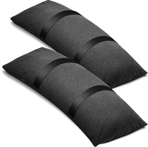 Focenat 2 Piezas Saco de Arena para Peso, Bolsa Arena Contrapeso, Peso para Sombrilla, Pesos para Carpas Playa, Peso Sombrilla Terraza Exterior, Saco de Arena para Tiendas de Campaña Sombrillas