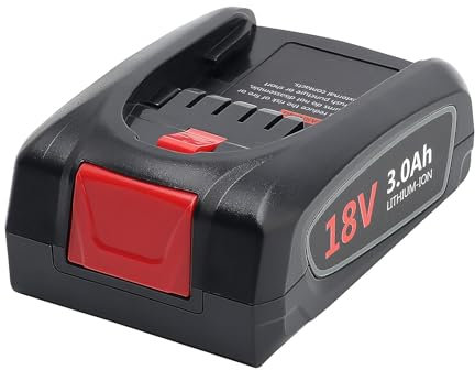 Wiederaufladbarer Lithium-Akku – Ionen, Ersatz für Bosch 18 V, 3,0 Ah, kompatibel mit Bosch Tool bat609 Akku