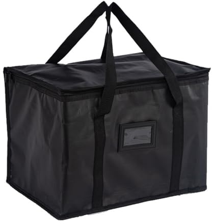 Insulated Food Bag, Reusable Grocery Carrier, Leakproof Shopping Tote for Groceries, Large Capacity Insulated Food Delivery Bag