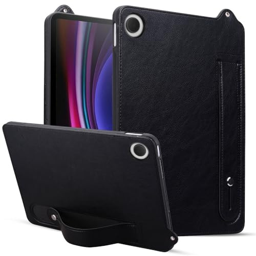 Funda para tablet Xiaomi Mi Pad 4 Plus de 10.1 pulgadas, ultra delgada, suave, con pulsera ajustable y soporte, color negro